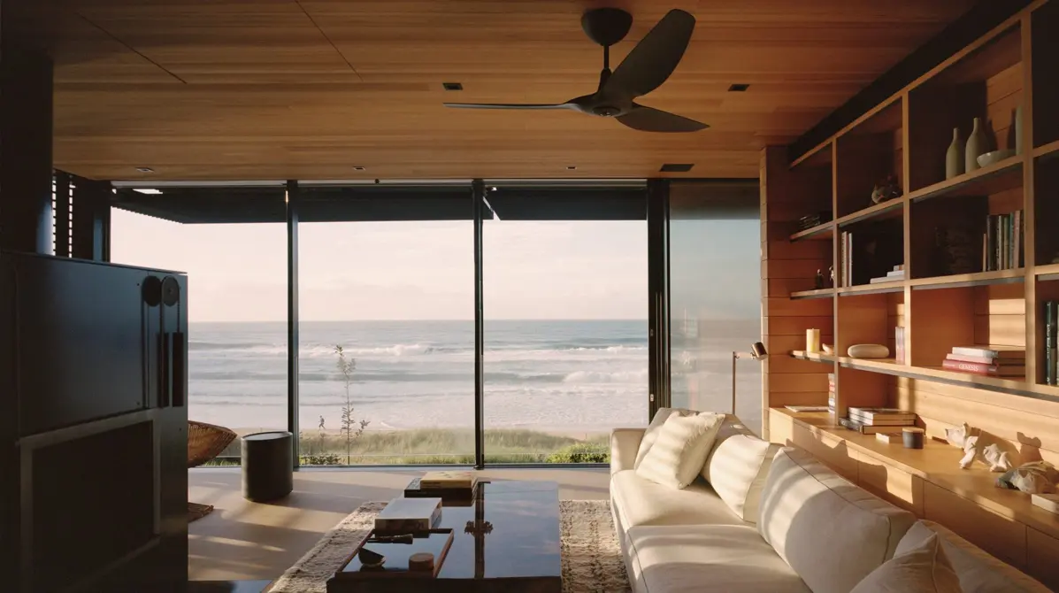 Bilgola Beach House in Sidney Australia - living room