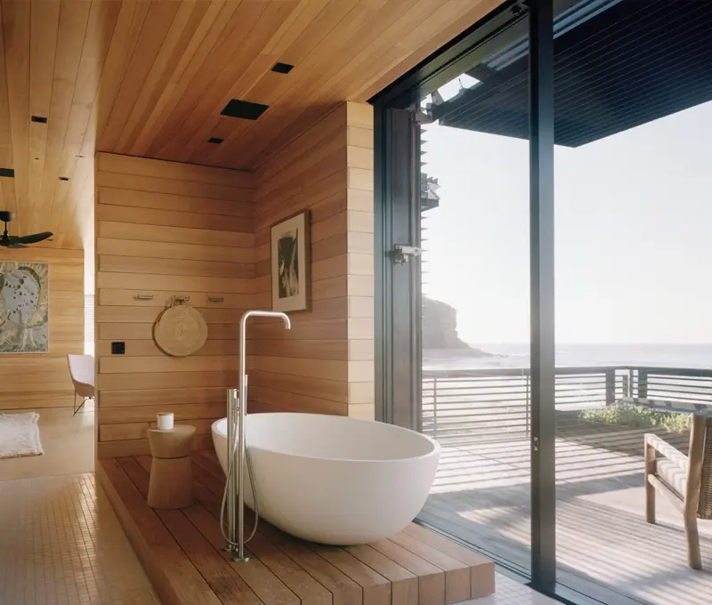 Bilgola Beach House in Sidney Australia bathroom