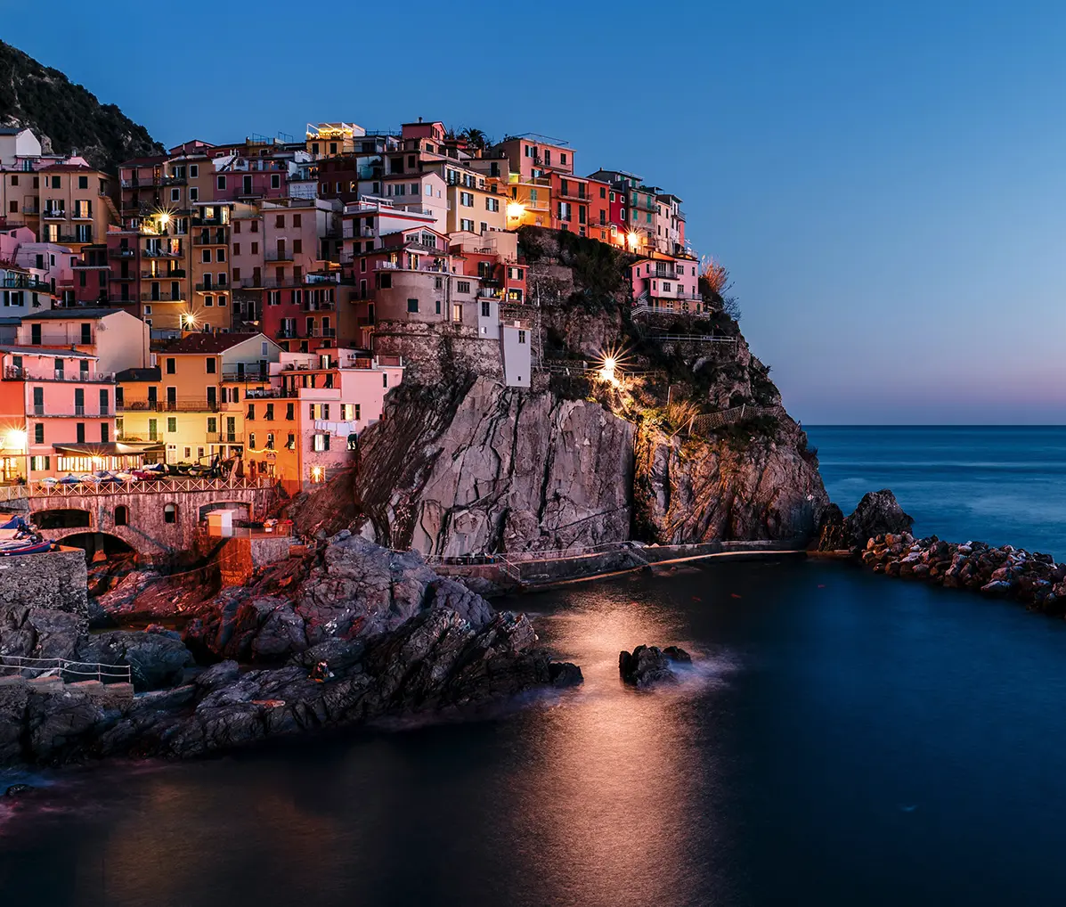 Manarola village in Italy