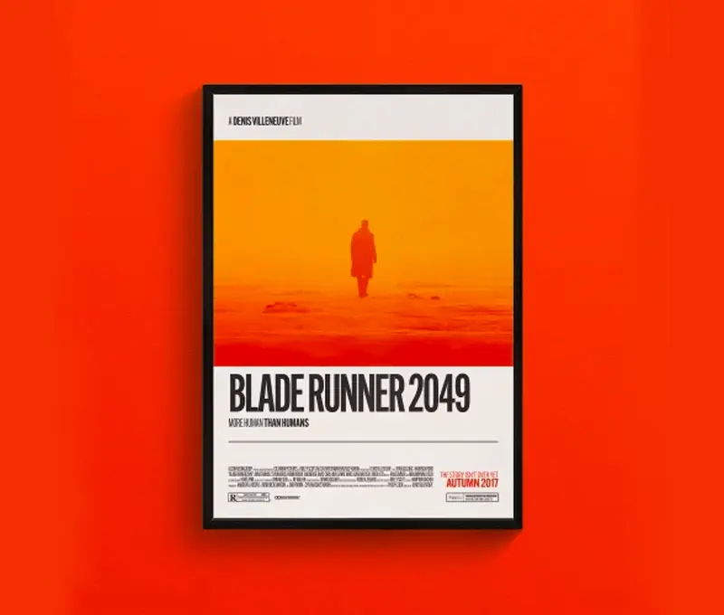 Minimalist movie posters blade runner