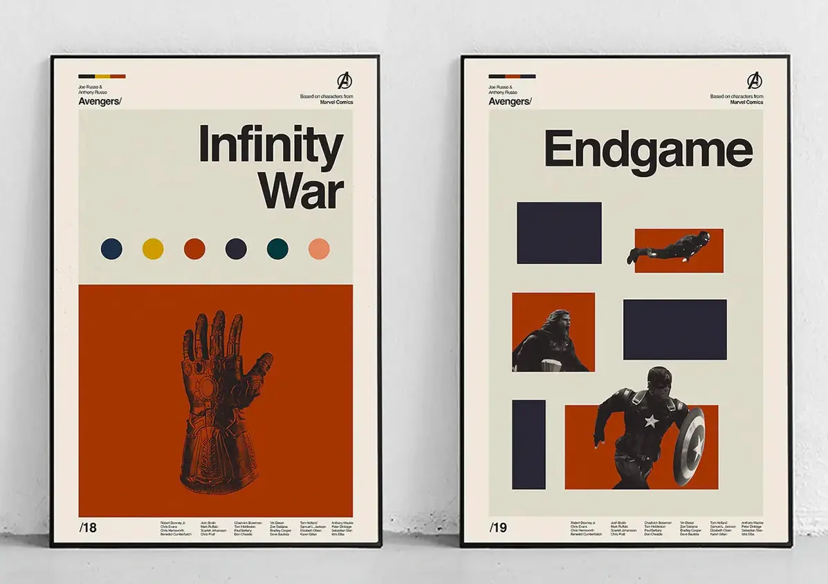 Minimalist movie posters endgame